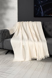 L'essentiel linge de maison Alinda Funda de Sofá Crema 170 x 300 cm